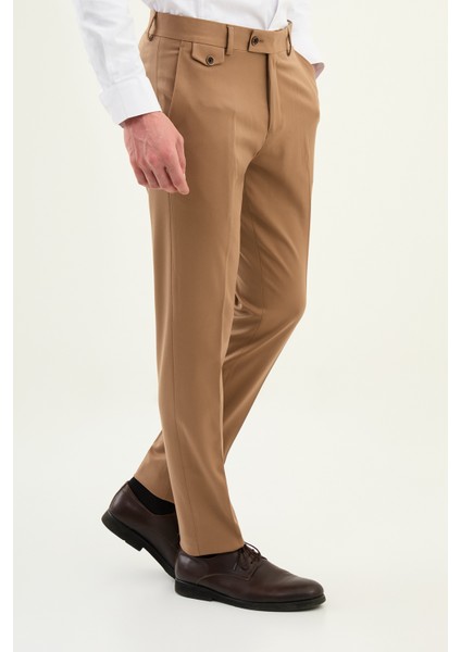 Düz Super Slim Fit Cep Detaylı Klasik Erkek Pantolon modelleri