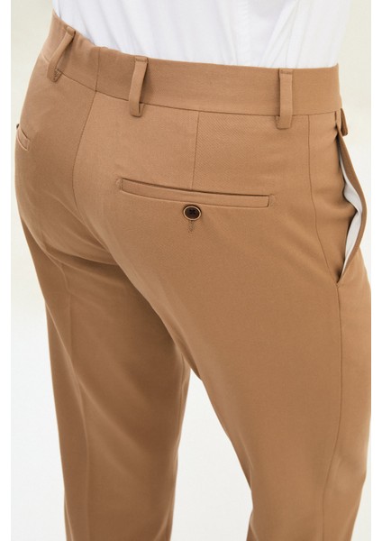 Düz Super Slim Fit Cep Detaylı Klasik Erkek Pantolon fırsatları
