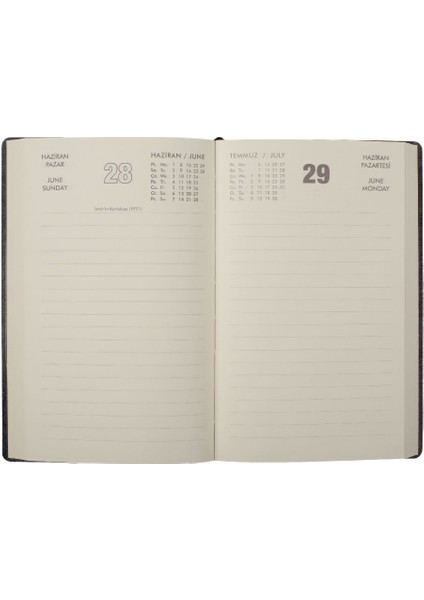 Ajandası Yeni Akçay 2026 Yeşil - Günlük Çizgili 12X18 fırsatları
