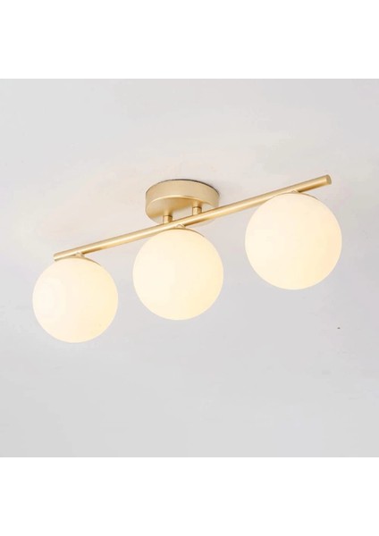 Rsylight 3'lü Modern Eskitme Kaplama Sıralı Plofyoner