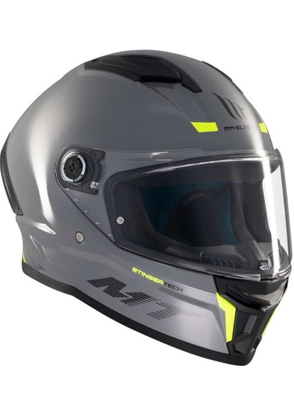 mt Stınger 2 Solıd A12 Parlak Gri Kapalı Kask fiyatları