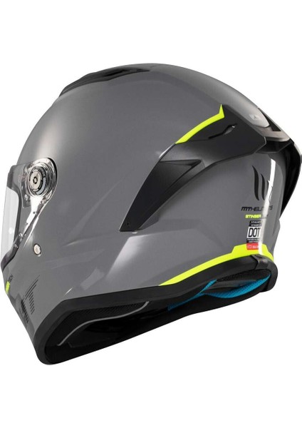 mt Stınger 2 Solıd A12 Parlak Gri Kapalı Kask modelleri