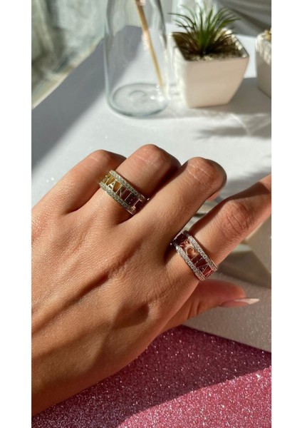 Özel Tasarım Rose Kaplama Yüksek Kalite Üretim Alyans Model 925 Ayar Gümüş Yüzük indirimleri