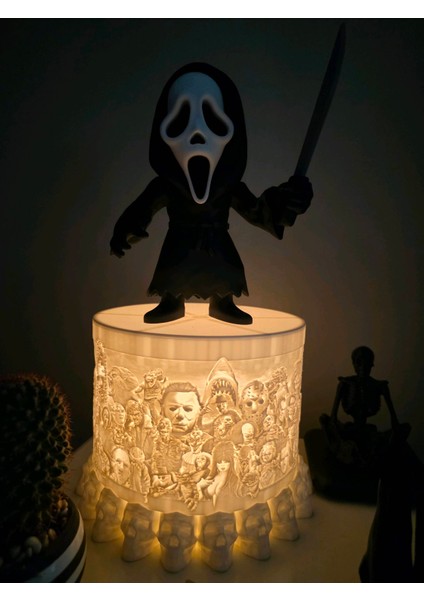 Halloween Temalı Scream Çığlık Figür