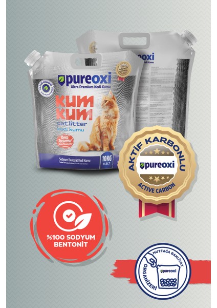 Doğal Kokusuz Sodyum Bentonit Kum Kum