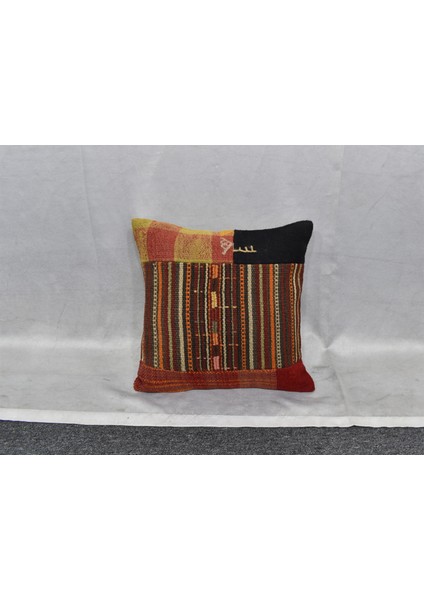 Yeni El Dokuma Patchwork Kırkyama Dekoratif Kilim Kırlent Yastık Kılıfı 6529 fiyatları