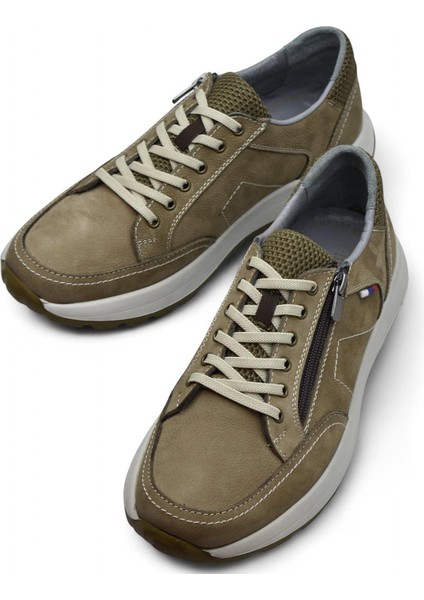 1751 Tam Ortopedik Taban Hakiki Deri Erkek Ayakkabı Fermuarlı Erkek Ayakkabı