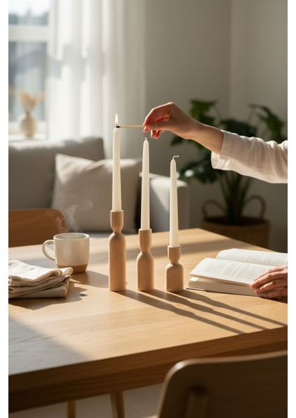 3'lü Şamdan Set, Mumluk fiyatları