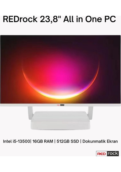 Foldline I5 13500H 16GB,512GB, Katlanır 23.8" Dokunmatik Ekran, Bataryalı Adaptör, Kablosuz Telefon Şarjı Özelliği, All-In-One Pc