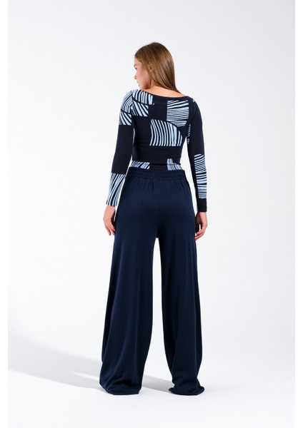 724905_GENIŞ Paça Yüksek Bel Korsaj Kemerli Pileli Palazzo Pantolon. fiyatları