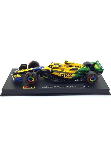 1:43 Burago 2024 Mclaren MCL38 Team Mclaren #4 - Lando Norrıs - Monaco Gp fiyatları