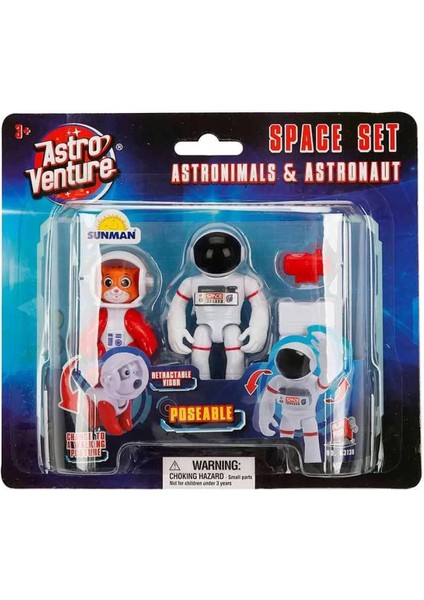 Çocuk Astro Venture Astronimals & Astronaut Uzay Seti