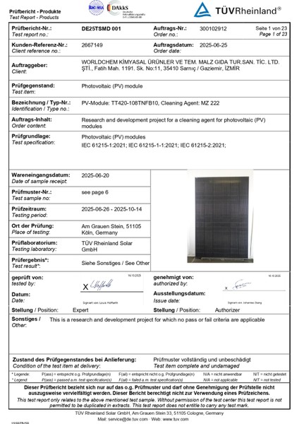 Güneş Paneli Temizleme Solüsyonu Mz 222 10 L fırsatları