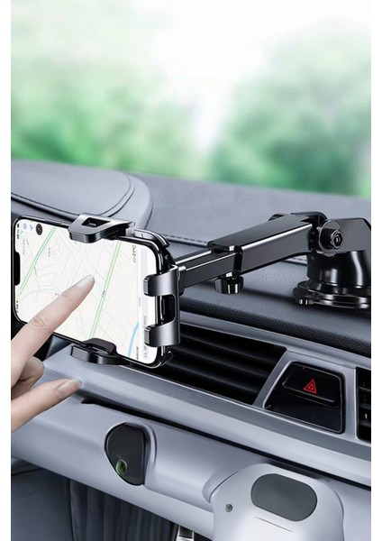 Teleskopik Telefon Tutucu 360 Derece Dönebilen Vantuzlu Araç Içi Telefon Tutucu 1450 Siyah Cam Tr modelleri