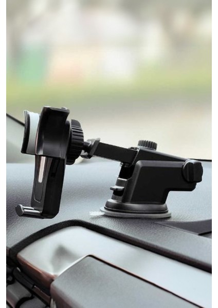 Teleskopik Telefon Tutucu 360 Derece Dönebilen Vantuzlu Araç Içi Telefon Tutucu 1450 Siyah Cam Tr fırsatları