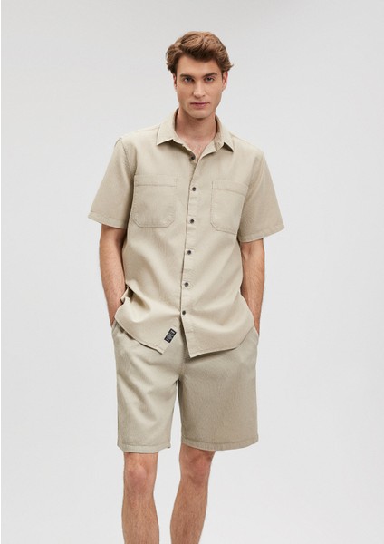 Cepli Bej Gömlek 0210839-70322