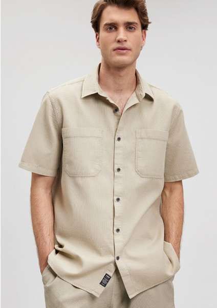 Cepli Bej Gömlek 0210839-70322