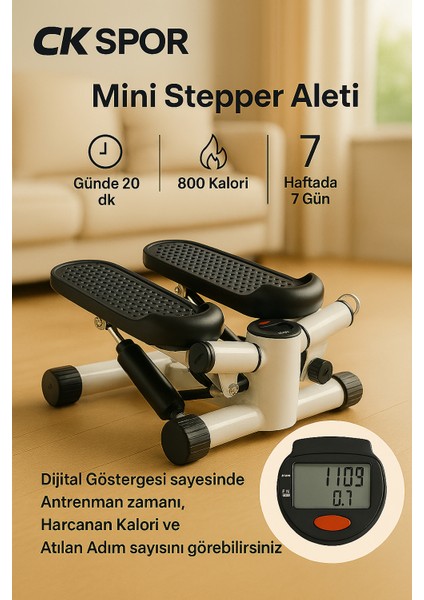 Fitness Twister Stepper Ipli Egzersiz Step Aleti Siyah Stepper modelleri