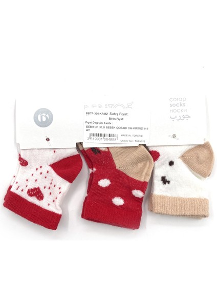 3'lü Bebek Çorabı 396