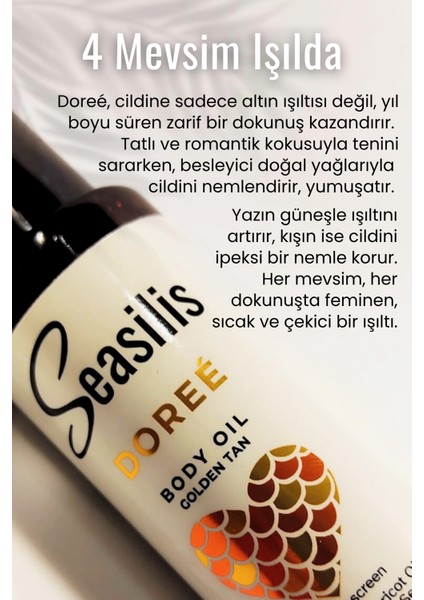 Doreé Bronzlaştırıcı Vücut Yağı - 100 ml fırsatları