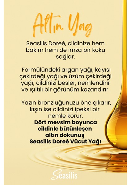 Doreé Bronzlaştırıcı Vücut Yağı - 100 ml