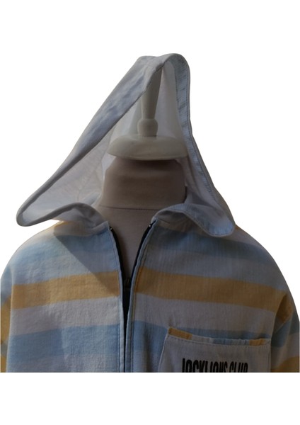 Jack Lions Erkek Çocuk Kapüşonlu Mavi Çizgili Gömlek – %100 Pamuk, Esnek ve İnce Kumaş fiyatları