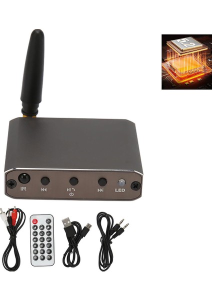 Çok Fonksiyonlu Bluetooth Ses Alıcısı Hıfı Kayıpsız Müzik USB Aux Rca indirimleri