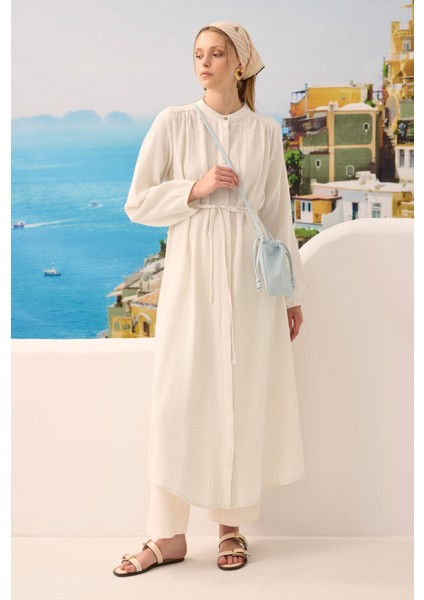 Uzun Müslin Gömlek Kemik