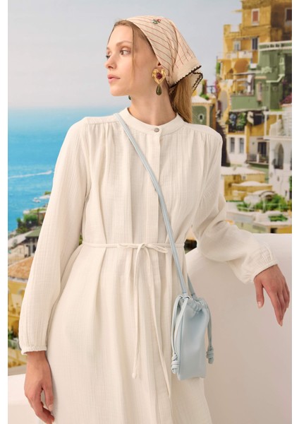 Uzun Müslin Gömlek Kemik