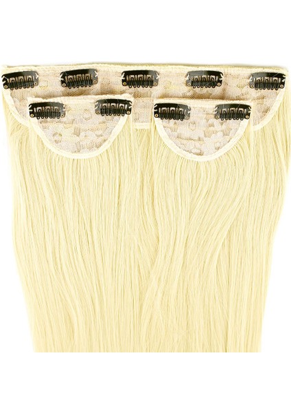 Fiber Sentetik Düz Yarım Ay + 2 Yan Çıt Çıt / Platin modelleri