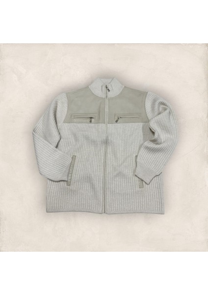 Fermuarlı Deri Ceket