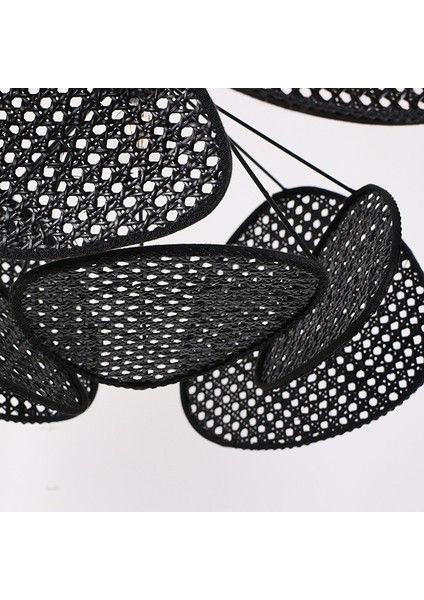 Mylamp Bulut Doğal Siyah Hazeran Avize 75 cm - 9+1