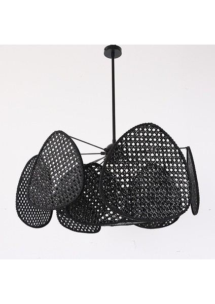 Mylamp Bulut Doğal Siyah Hazeran Avize 75 cm - 9+1