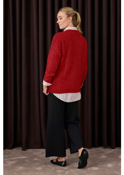 Beli Lastikli Triko Pantolon Siyah