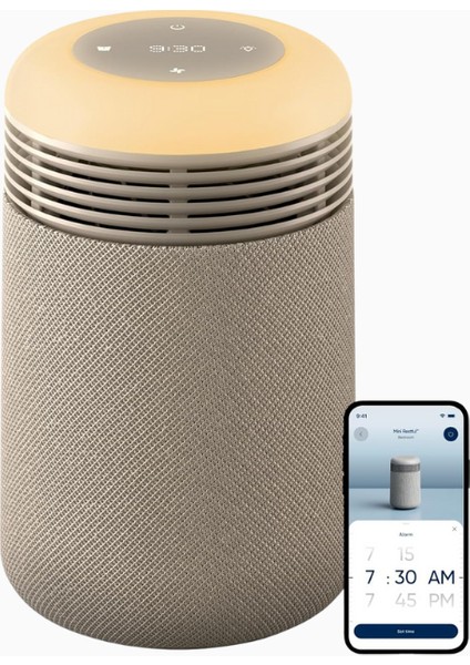 Mini Restful Hava Temizleyici 13 M², Sunrise Alarm