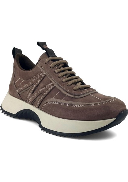 3700 25KA Kadın Günlük Ayakkabı Vizon Nubuk