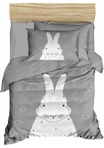 Yenidoğan Kız / Erkek Unisex Bebek Nevresim Takımı &AMP;#37;100 Pamuklu Gri Tavşan fiyatları