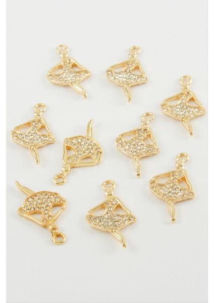 Balerin Taşlı Kolye Ucu Aparatı 1 Adet