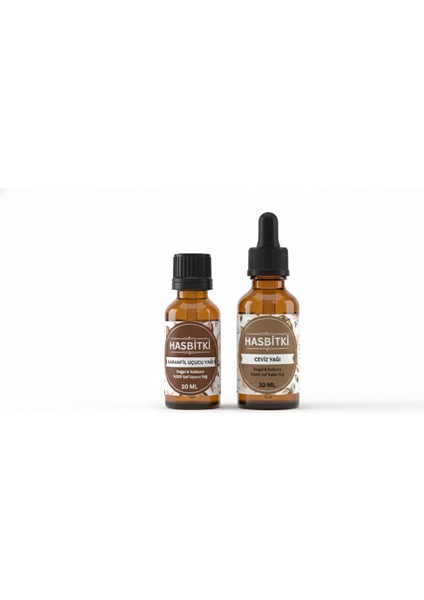 Ceviz & Karanfil Yağı Seti 30 ml + 10 ml – Saf ve Doğal