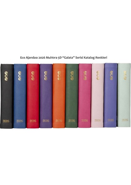 Ajandası Muhtıra 5d Galata 2026 Pembe - Günlük Çizgili Cep Boy 8,5X13 indirimleri