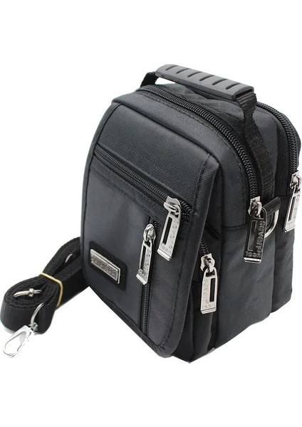 Erkek Lüks Siyah Renk Küçük Bol Bölmeli El Çantası fırsatları