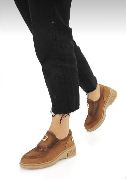 D25KA-7105 Taba Hakiki Deri Tam Ortopedik Kadın Casual Günlük Ayakkabı fiyatları