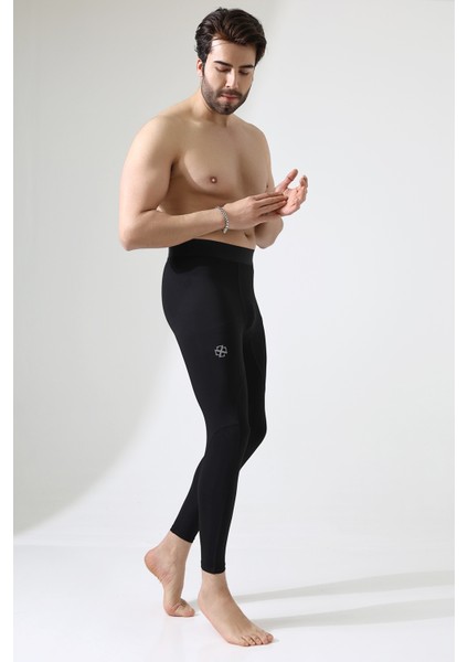 Erkek Fıtness Uzun Tayt / Sporcu Erkek Taytı-Tayt
