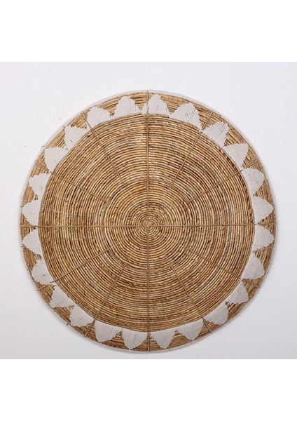 Mylamp Inka 93 X16 cm Çap- Doğal Abaka Duvar Tabağı