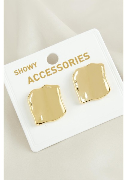 Kare Yeni Sezon Metal Küpe