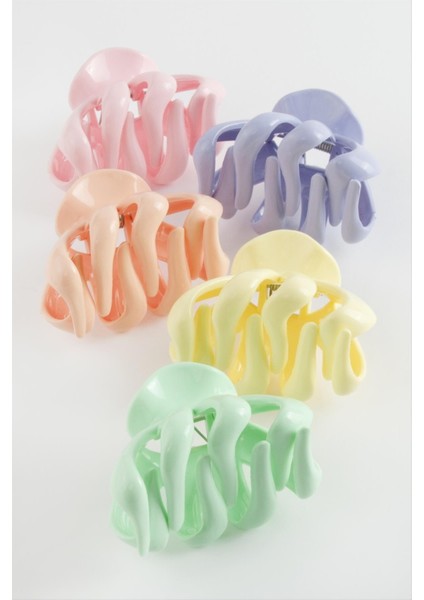 Tırmık Renkli Mandal Toka 8 cm