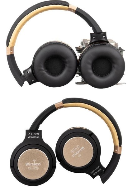 XY-839 Kablosuz Bluetooth Kulaküstü Tasarım Kulaklık