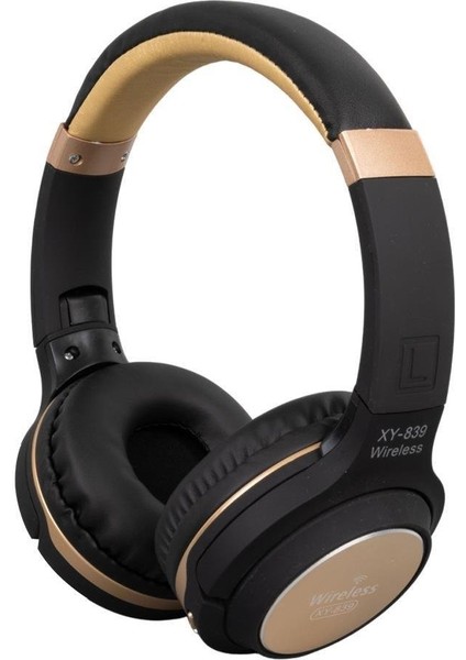 XY-839 Kablosuz Bluetooth Kulaküstü Tasarım Kulaklık