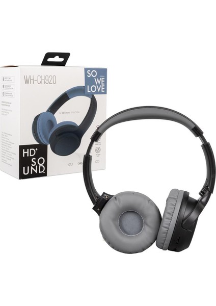 WH-CH920 Kablosuz Bluetooth Kulaküstü Tasarım Kulaklık