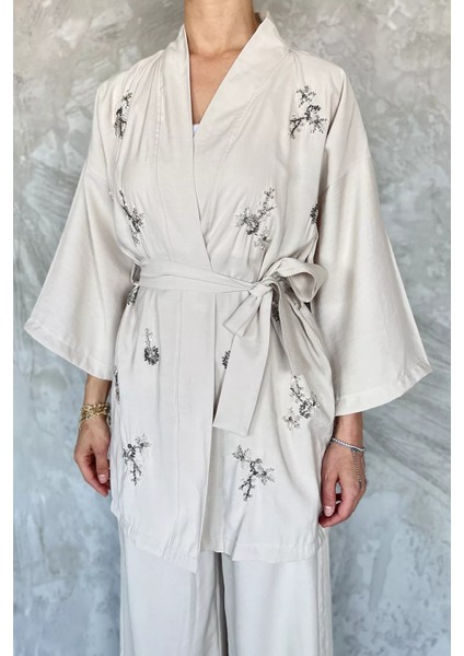 Taşlı Kimono Pantolon Ikili Takım P-00017514 modelleri